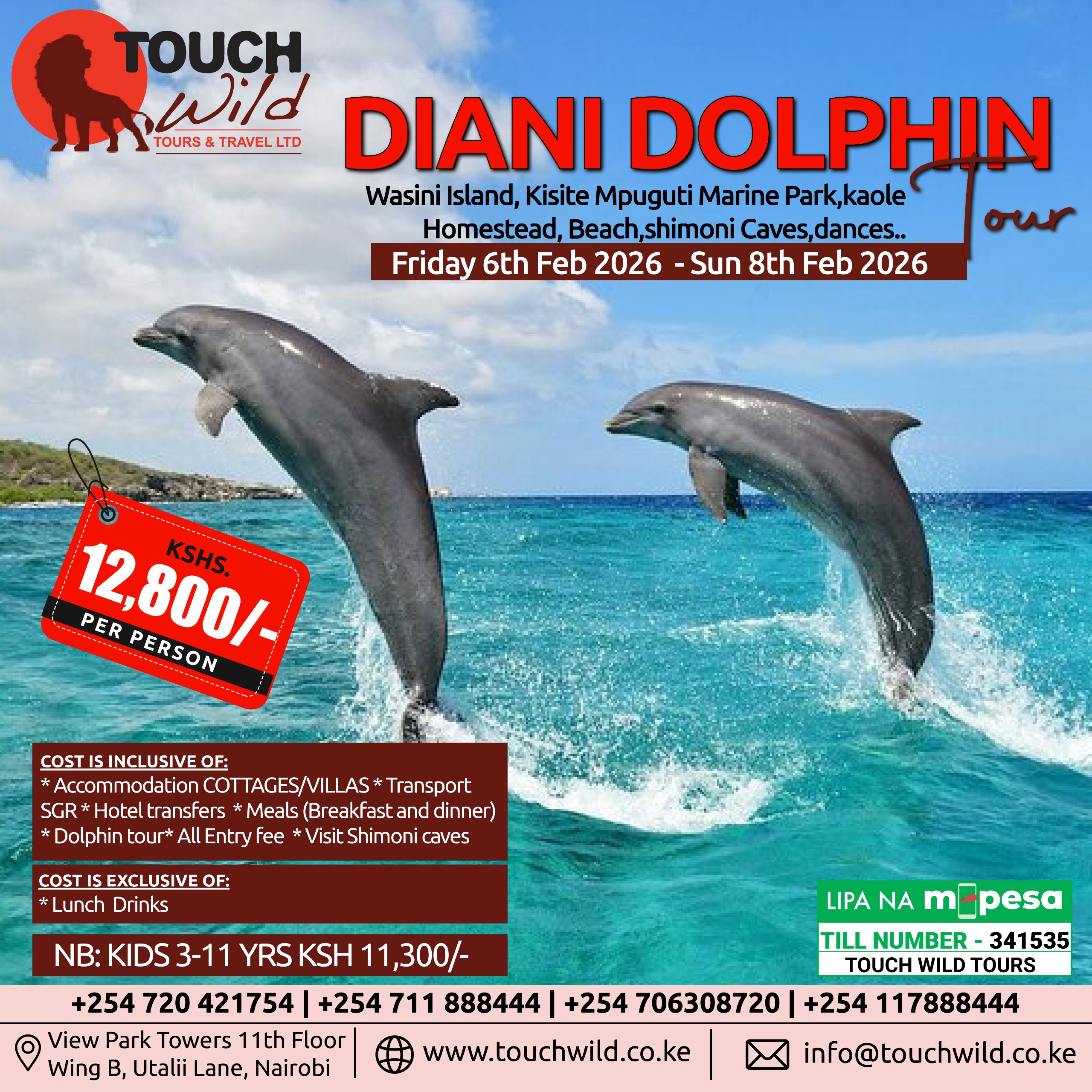 DIANI DOLPHIN TOUR
