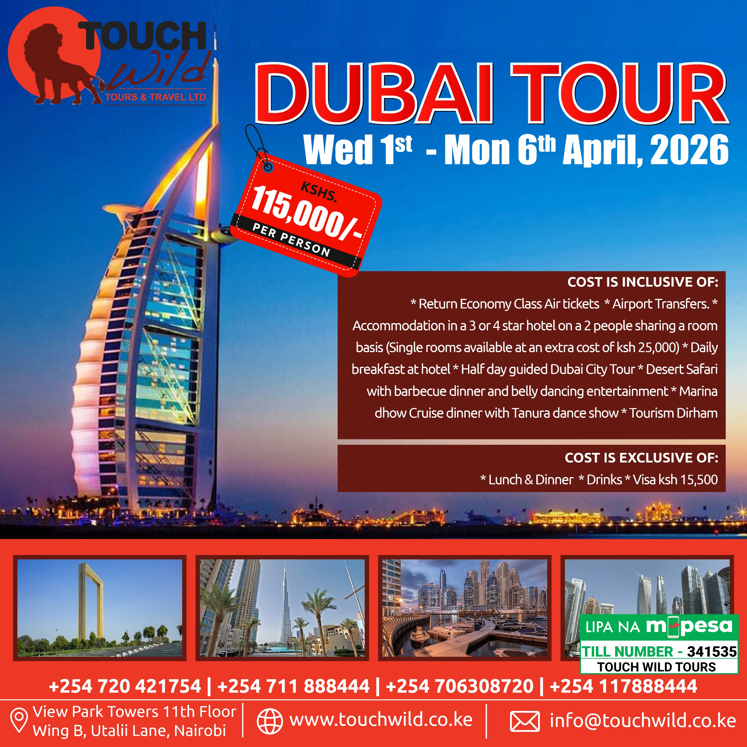 Dubai Tour April 2026