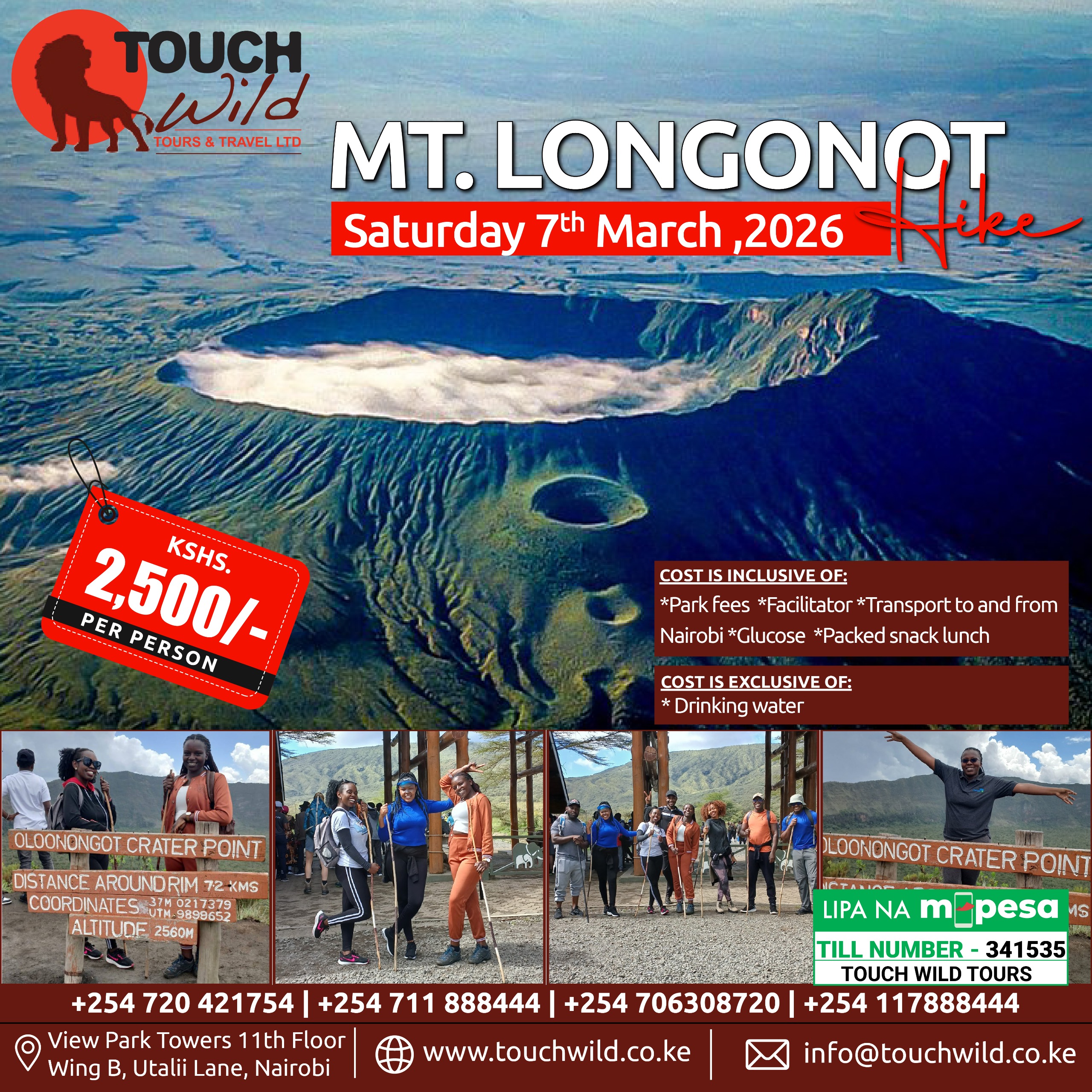 Mt. Longonot Crater Hike