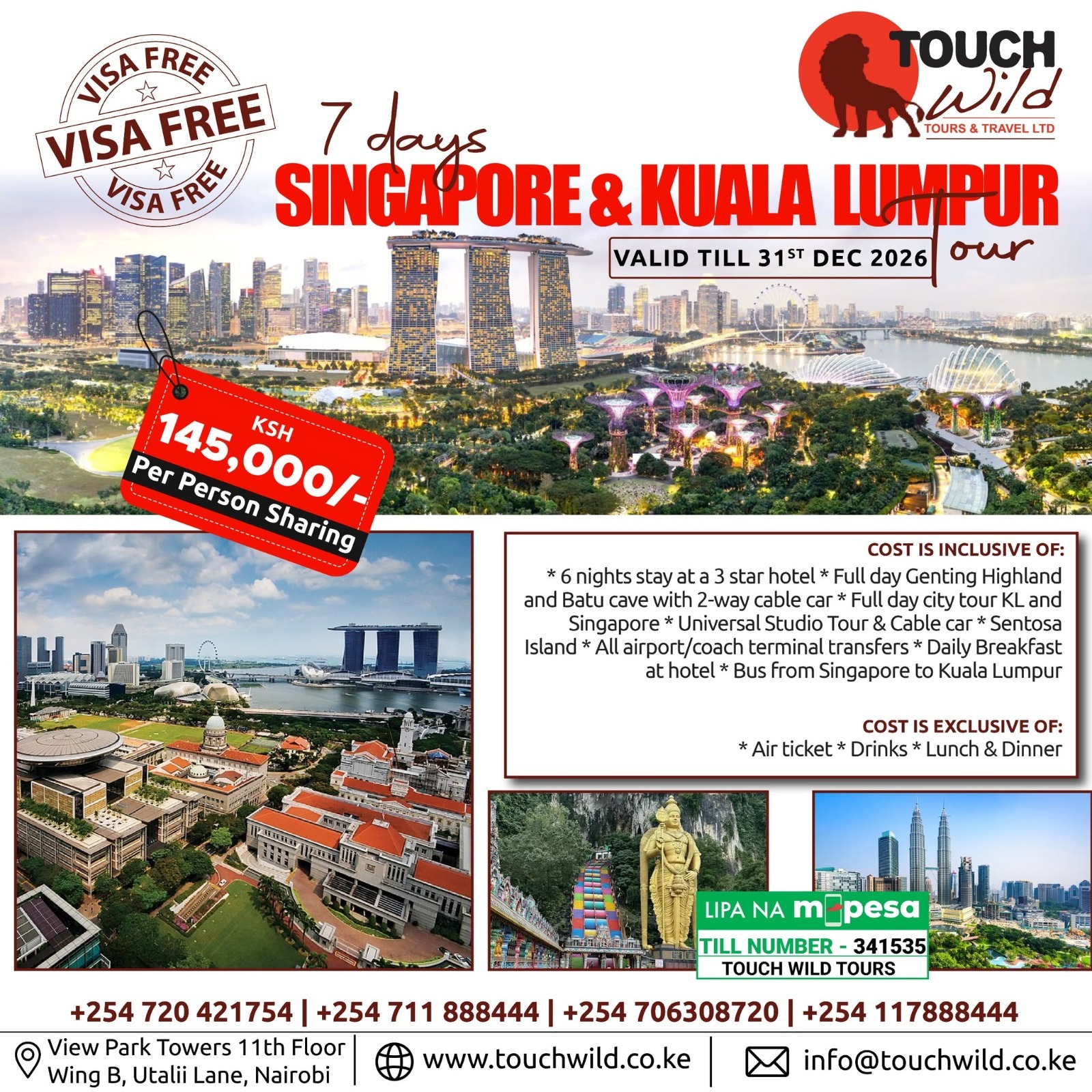 Singapore and Malaysia tour
